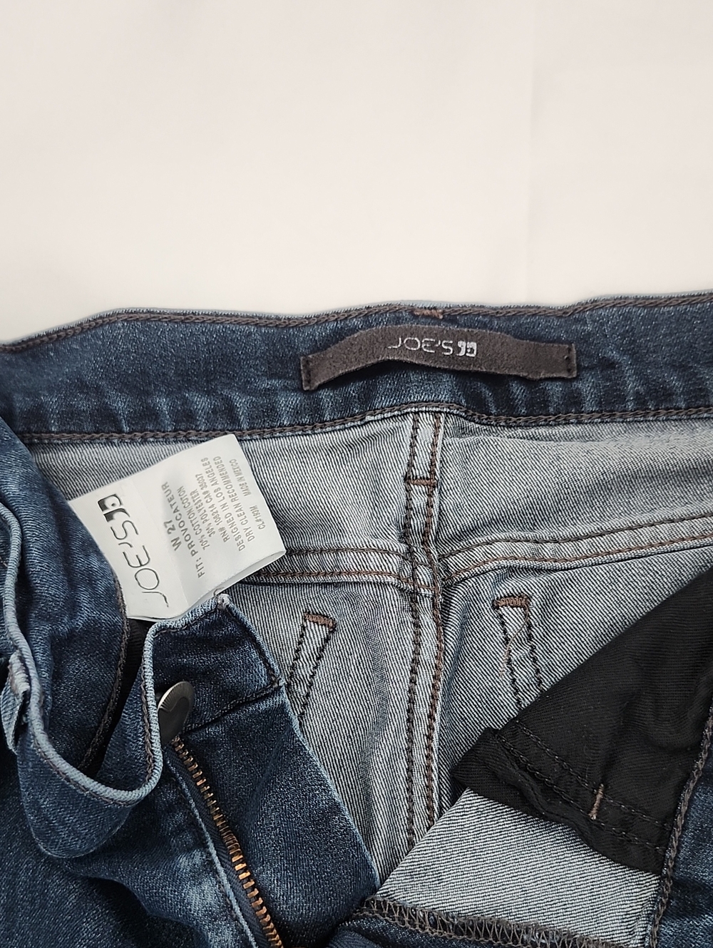 Joe's Jeans Dark Indigo Straight Leg Jeans - Picture 3 of 4